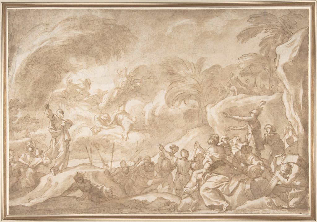 Moses and the Chosen People Behold the Drowning of