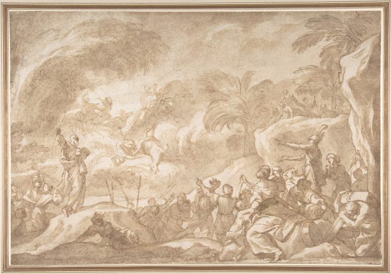 Moses and the Chosen People Behold the Drowning of