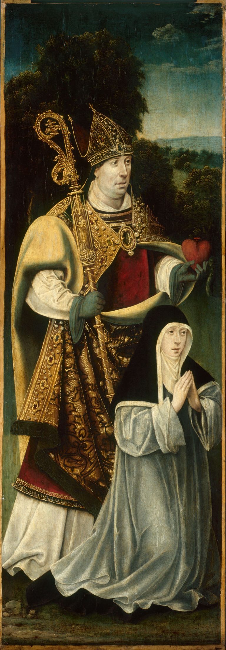 Saint Augustine and an Augustinian Canoness