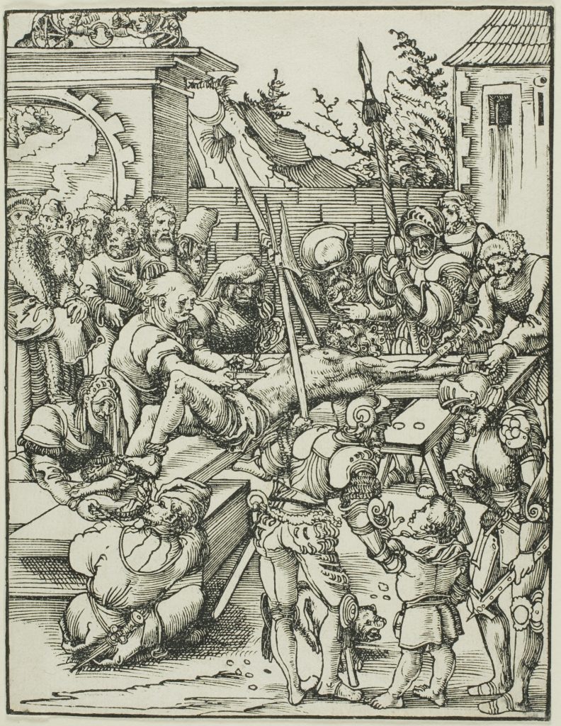 Saint Bartholomew, from The Martyrdom of the Apostles
