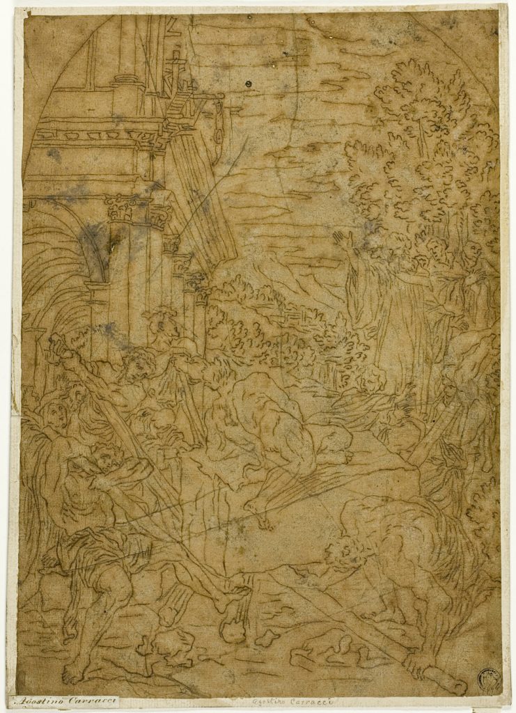 Saint Benedict Moving the Stone which a Demon Had Made Immobile