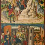Saint Christopher Meets Satan; Saint Christopher before the King of Lycia