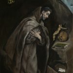 Saint Francis Kneeling in Meditation