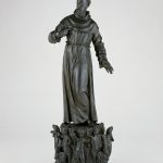 Saint Francis of Assisi; Base with Putti
