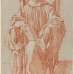 Seated Youth Wearing a Monk's Habit: Study for Saint Benedict