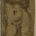 Standing Putto Seen from the Front: Study for the Virgin in Glory with Saints Petronius, Dominic, and Peter Martyr