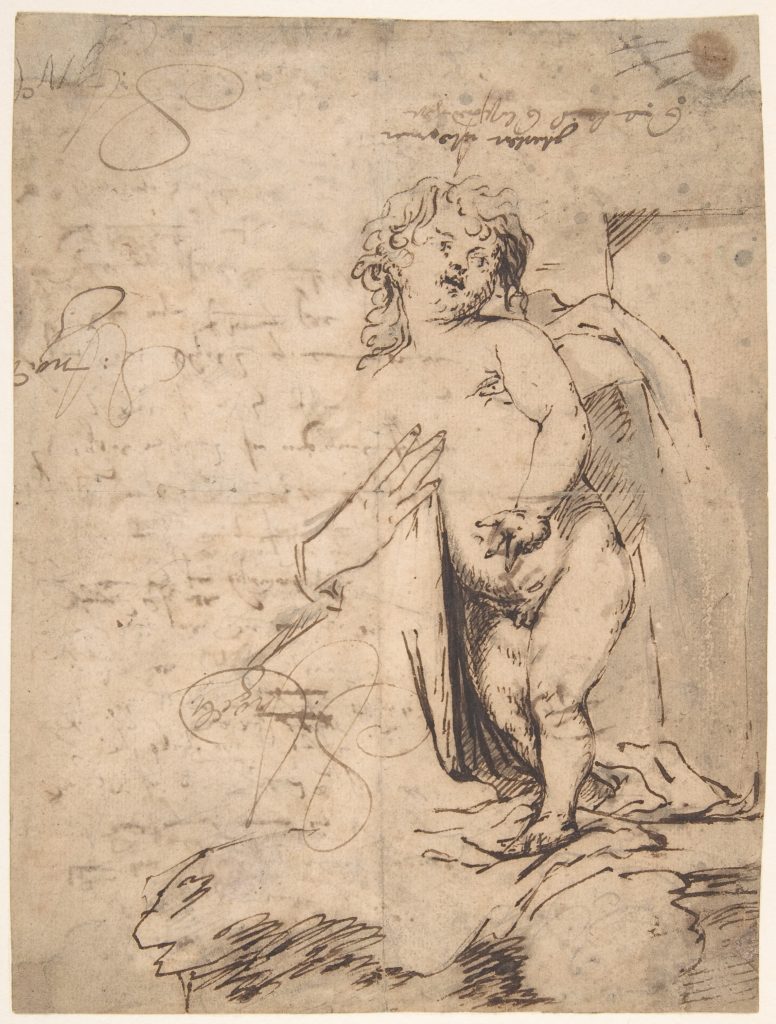 Study of the Christ Child and the Hand of the