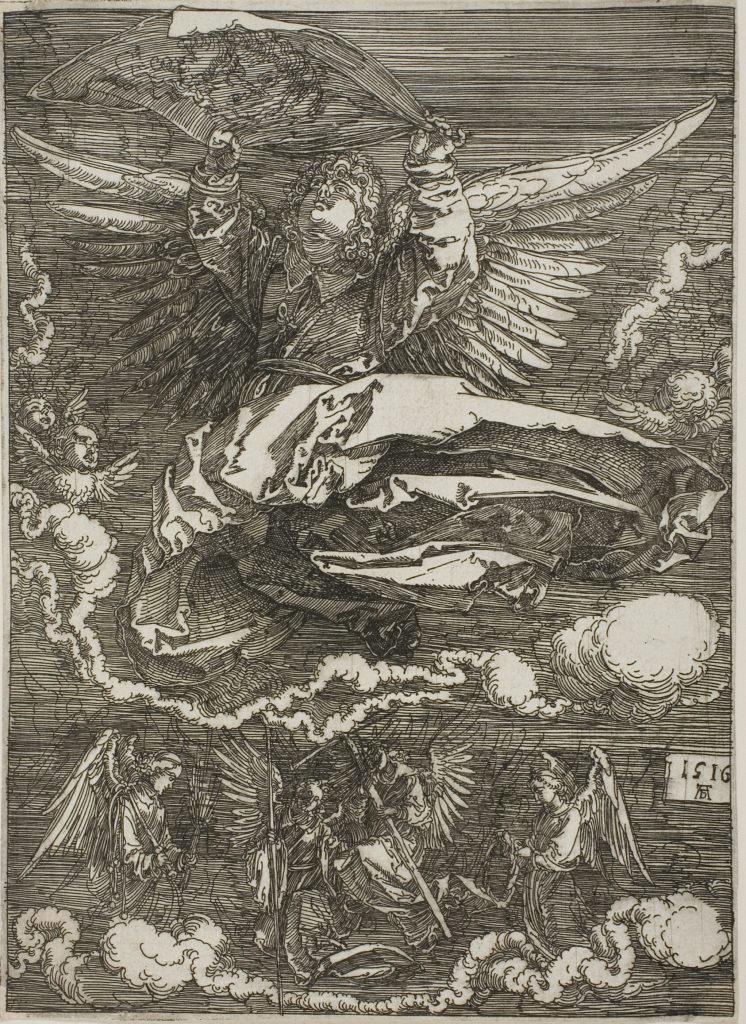 Sudarium Spread Out by an Angel