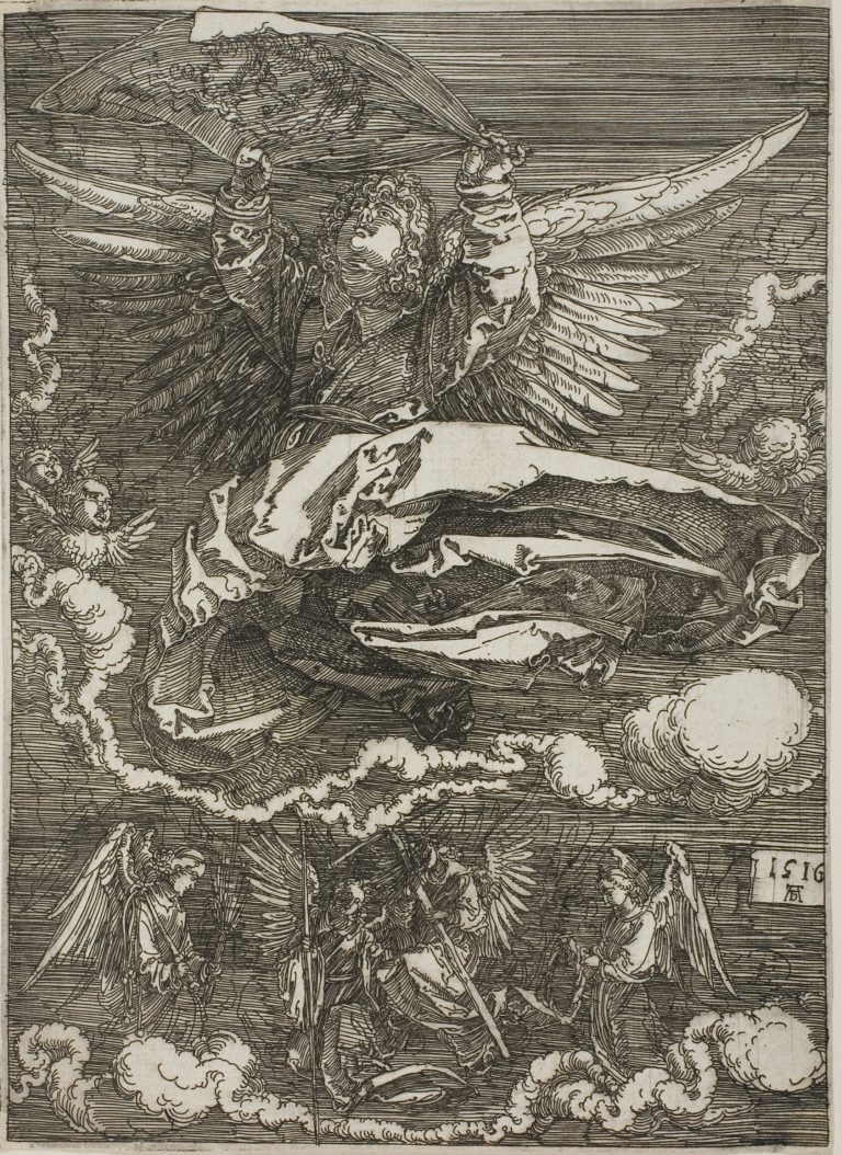 Sudarium Spread Out by an Angel