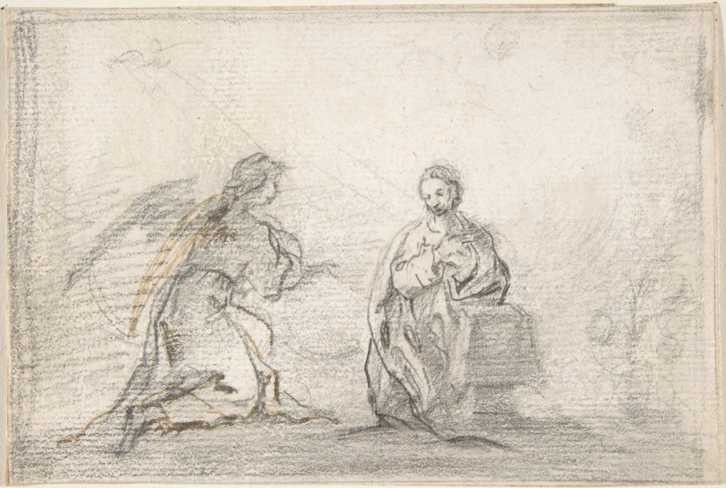 The Annunciation (Angel Approaching from Left)