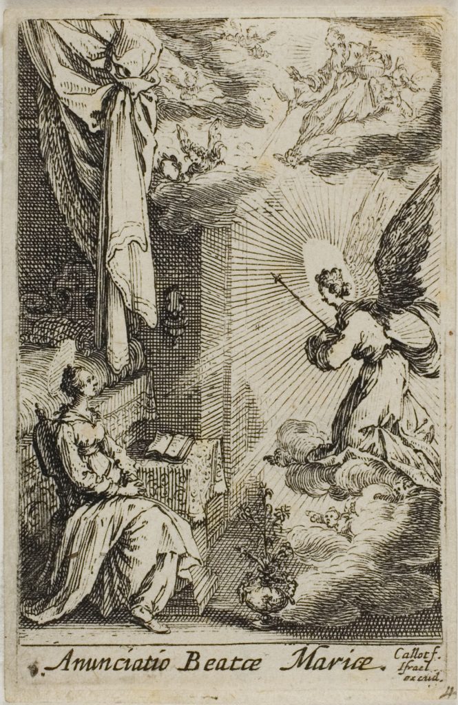 The Annunciation, from The Life of the Virgin
