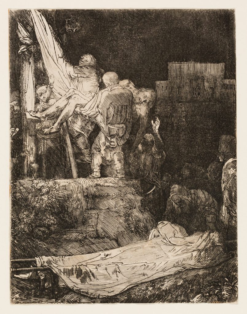 The Descent from the Cross by Torchlight