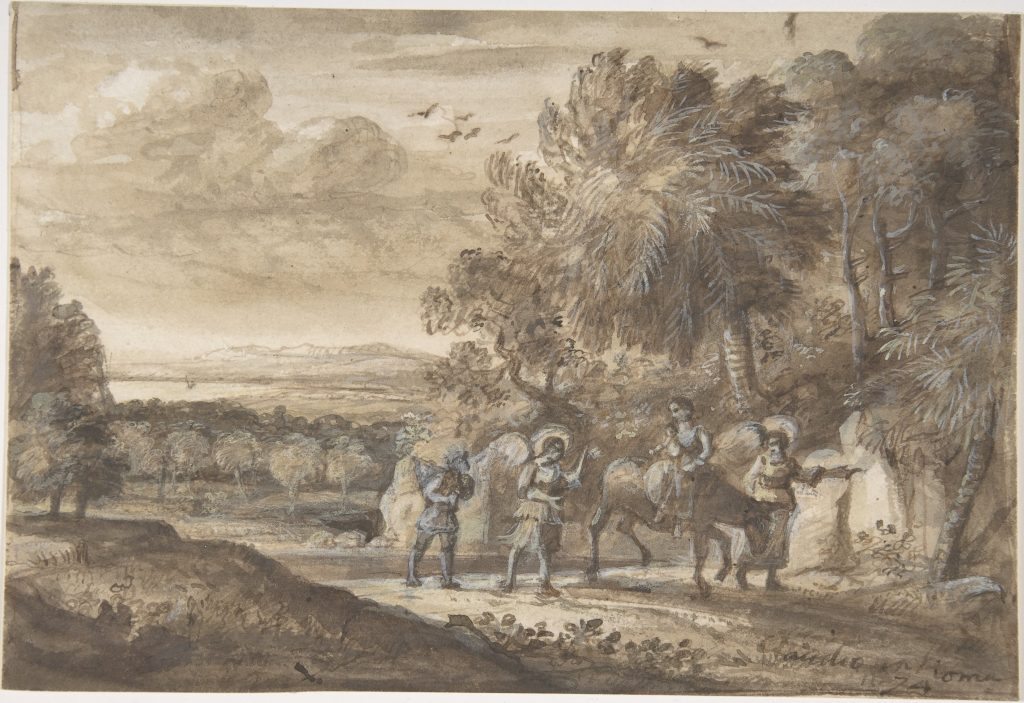 The Flight into Egypt — Gellée