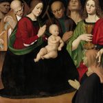 The Holy Family with Four Saints and a Female Donor