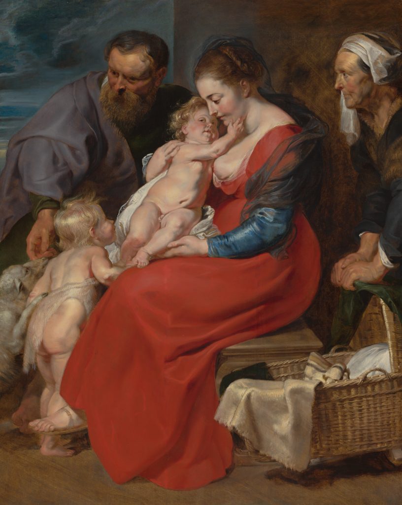 The Holy Family with Saints Elizabeth and John the Baptist