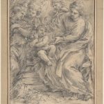 The Holy Family with Two Angels