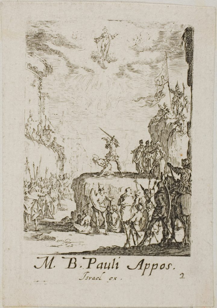 The Martyrdom of Saint Paul, plate two from The Martyrdoms of the Apostles