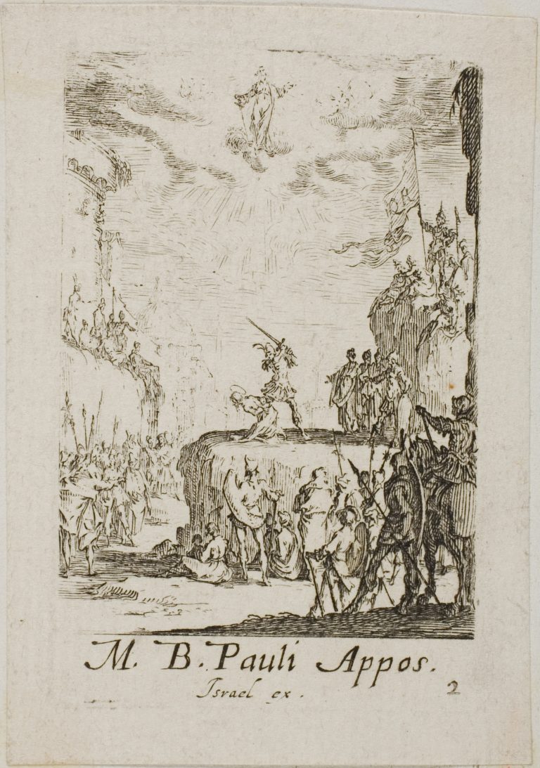 The Martyrdom of Saint Paul, plate two from The Martyrdoms of the Apostles