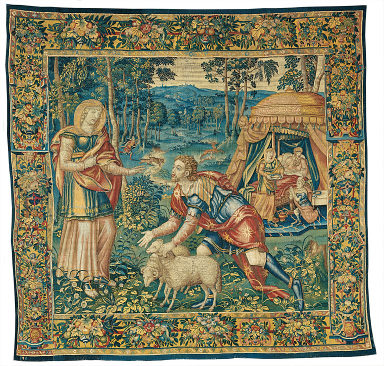 The Meeting of Jacob and Rebecca, and Isaac Blessing Jacob from The Story of Jacob