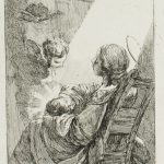 The Virgin Mary Cradling the Baby Jesus