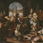 Theodosius Repulsed from the Church by Saint Ambrose