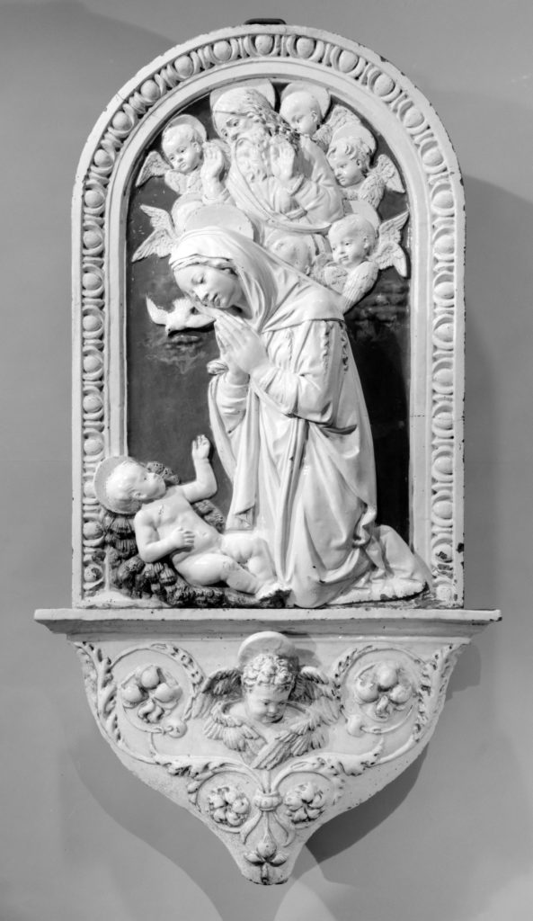 Virgin Adoring the Christ Child — Robbia 2