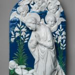 Virgin Adoring the Christ Child — Robbia