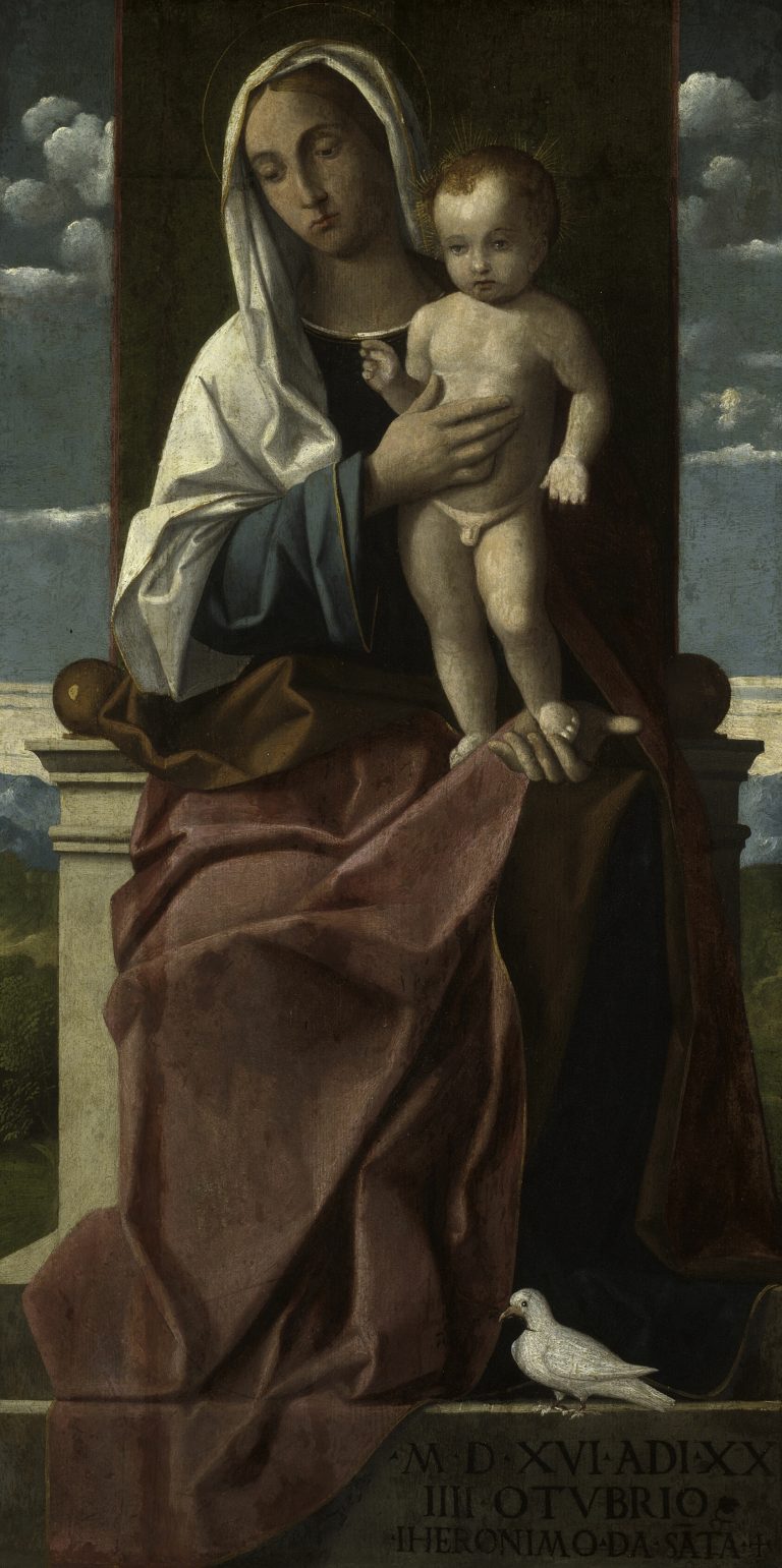 Virgin and Child Enthroned