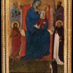 Virgin and Child Enthroned with Saints Peter, Paul, John the Baptist, and Dominic and a Dominican Supplicant
