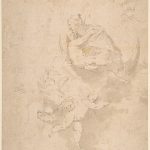 Virgin and Child on Crescent Moon with Putti